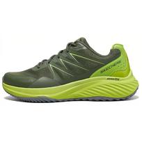 Skechers Comfortable Shock Absorbing Durable Low Top Casual Running Shoes Men sneaker Green Yellow 232781-OLLM 43 gray