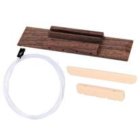 Ukulele Instrument Bridge Replacement Set Rosewood Construction for Superior Sound Transmission and Handcraft Projects 1 beige