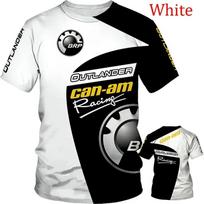 Can-Am Team BRP Racing T-Shirt 3D printed quick-drying and breathable sports clothing for summer, outdoor streetwear 6XL gray