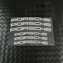 6pcs For Porsche Cayenne Panamera Macan 911 Taycan Boxster Cayman 918 Pajun Car Personality Sticker Fuel Tank Helmet Bike Decal CVJ1