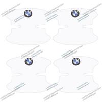 4/8Pcs Car Door Handle Bowl Protector Film For BMW M Performance E36 E46 E39 E60 E87 1 2 5 Series Anti-Scratch PVC Accessories white