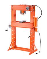 VEVOR Hydraulic Shop Press, 50 T H-Frame Pneumatic Shop Press with Press Plate & Triangular Support 138 x 80 x 173.5 cm