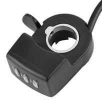 48V Speed Control Twist Thumb Throttle Assembly for E bike Electric Bike black