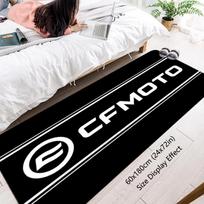 Interior Floor Mat CFmoto Racing Doormat Non-slip Foot Rug for Entryway Kitchen Carpet Bedroom Bedside Mats Washable Home Decor 40cm x 60cm white