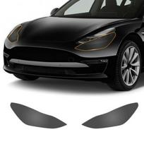 For Tesla Model 3 2020-2023 Invisible Car Wrap TPU Film Headlight Tint Interior Decoration Car Modification Accessories Charred