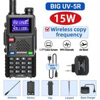 Baofeng UV-5RH Air Band Walkie Talkie Wirless Copy Frequency Type-C NOAA Long Range 999CH Upgraded UV-5R 5RM Ham Two Way Radio US