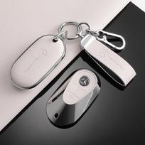 TPU Automobilio Išmaniojo Nuotolinio Rakto Dangtelis Korpusas Stiliaus Aksesuarai Mercedes Benz C E S Klasės W223 W206 C260 C300 S400 S450 S500 gray