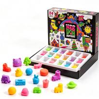 2026 NeeDoh Advento kalendorius 3D PVC Fidget lėlė Kalėdinio atgalinio skaičiavimo kalendorius Staigmenų dėžutė Žaislas stresui malšinti Naujųjų Metų šventinė dovana