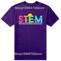 Funny STEM Science Technology Engineering Math Teacher T Shirts Humor Streetwear Tee Shirt Short Sleeve Unisex Loose Clothing 4XL blue