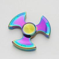 Nerūdijančio plieno EDC Fidgeting Spinner Šviečiantis Streso mažinimo žaislas Verpimo viršūnė Antistreso Giroskopas Relaksacija Vaikams Mergaitei