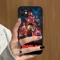 Žaidimo R-Roblox-ES telefono dėklas, skirtas iPhone 16 15 14 11 12 13 Pro Max Plus 12 XS Max, galinis dangtelis, matinis dėklas iphone 12