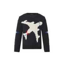 LOUIS VUITTON Lv Plane Chunky Crewneck 1A97D5 XXL pilka