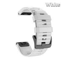 QuickFit 20 22 26mm Watch Strap for Garmin Fenix 8/E/Epix Gen2/Fenix 7X Solar 6X 5X 5 6 7S Pro Silicone Band for Enduro 3 2 965 26mm Fenix 5X 6X 7X balta
