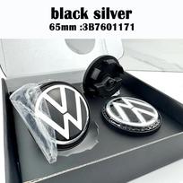 4pcs For Volkswagen VW Golf Polo GTI Touran CC (65mm #3B7601171)( 56mm #1J0601171) Floating Car Wheel Center Caps Hubcap Cover gray