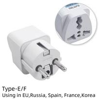 Universal Travel Plug Adapter Small Portable Design Fits US EU AU UK Outlets for Family Overseas Trips A2