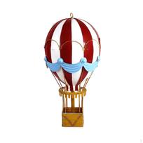 Air Balloon Ornament Tone Steel VintageWindow Design Hanging for raudona