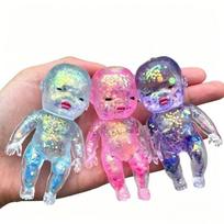 Kawaii Maltose Sugar Baby Squishy Fidget Toy, Stretchable Slow Rising Soft Pinch, Adult Tension Anxiety Relief Novelty Gift