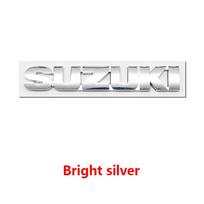 3D ABS aukštos kokybės SUZUKI automobiliui Raidės Emblema asmenybė Galinės bagažinės lipdukai ženklelis lipdukas Lipdukas stilius auto Aksesuarai white