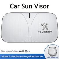Naujas automobilio priekinio stiklo saulės skydelis-apsauga nuo UV spindulių Peugeot 206 207 307 308 408 508 301 2008 3008 2008 5008 RCZ priedas