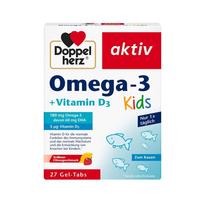 Doppelherz Kids Omega 3 + Vitamin D3 Chewable 27 Tablets 1 pcs