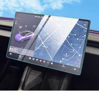 For Tesla Model YL 2025-2027 Central Console Tempered Glass Film Screen Glass Protective Film Automobile Modification Supplies gray