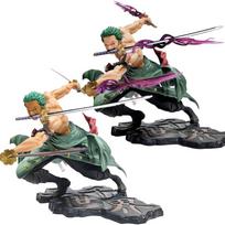 One Piece 10cm Anime Figūrėlė GK Roronoa Zoro Trys kardai Sa-maximum Manga Anime Statula Veiksmo figūrėlė Kolekcinis modelis Žaislas vaikams black