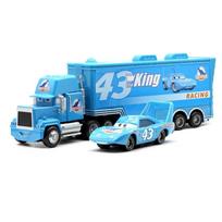 Disney Pixar Cars ir Sunkvežimio Rinkinys Žaibas Makvynas Dinoco Vežėjas Mack Sunkvežimis Modeliniai Sunkvežimiai Lenktyninis Automobilis Gimtadienio Dovana Berniukams
