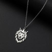 Ancient Greek Mythology God of War Pegasus Unicorn Necklace Animal Horse Pendant Suitable for Men and Women Retro Punk Jewelry black