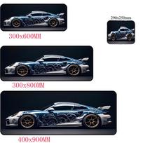 Large Desk Pad Xxl Wave Racing Car Mouse Pad Gaming Accessories Mat AntiSlip Rubber Office Carpet Table Cushion Gamer Desk Rug 800x300x2mm