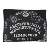 Ouija lentos šikšnosparnio juodi minkšti šilti flaneliniai pledai lovatiesė lovai svetainei iškylai kelionei namų sofai 125x150cm (50x60inch) gray