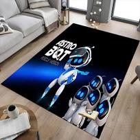 1pc Astro Bot Rescue Mission Carpet for Playroom Bedroom Living Room Sofa Home Decor,kids Game Area Rug Non-slip Floor Mat Y7236 100cm x 120cm