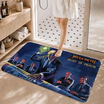 Thrash Metal Band M-MegadethS Floor Mat Non-Slip Absorbent Floor Mat Decorative Rug for Home Bathroom Bedroom Entryway 60cm x 90cm