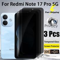 For Redmi  Note 17 Pro 5G Privacy Tempered Glass Screen Protector For Redmi A3 A5 A7 17C Note 17 Pro Max 4G 5G Glass Protection Film For Redmi A3 juoda