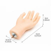 Parrot Perch Realistic Hand Funny Non-Slip Interactive Training Bird Cage Sticks Parakeet Perches For Cockatiel Conure Macaw kaip parodyta spalva