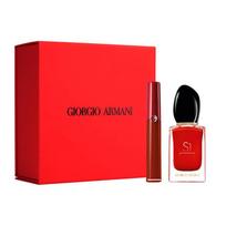 Giorgio Armani Sì Passione Eau De Parfum Perfume With Lipstick Set #405+30ml/#405+50ml Lipstick #405+Perfume 30ml