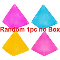 Pyramid Squeeze Toy Stress Relief Squishy Solid Translucent Anxiety Relief For Adult Office Daily Relaxing Trendy Blind Box purple