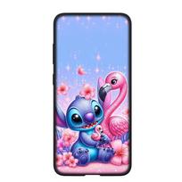 Telefono dėklas, skirtas Samsung Galaxy S24 S23 iPhone 15 14 Xiaomi Redmi Note 13 12 11 8 10 9 Pro Max X XR OPPO A15 Huawei Blue Lilo Anime Stitch Pink Cover for Redmi 13C 5G aero