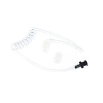 Earphone Transparent Coil Acoustic Air Tube Earplug For Two-Way Radio Walkie