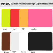 Europos stiliaus silikoninis karščiui atsparus stalo kilimėlis vaikams 40x30cm, 120g, 0.85mm thick red