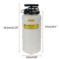 15L Pneumatic Manual Vacuum Fluid Extractor Brake Oil Changer Pump Engine Gear Oil Transmission Fluid Brake Fluid Coolan