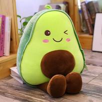 30-60cm Avokado pliušinis žaislas lėlė Vaikų miego pagalvė Didelė lėlė Šventinė dovana Kawaii kūrybinga vaisinė skudurinė lėlė pagalvėlė 30cm avokadas