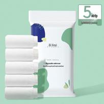 Vyriškos pilkos kelnaitės kelionėms - Vienkartinės, supakuotos po vieną, didelio dydžio medvilninės XXL [130-150 lbs] white