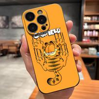 Anime G-Garfield Phone Case For IPhone 17 Pro Max 15 Pro 16 14 Plus 12 13 Mini 11 Pro Shockproof Soft Cover iPhone 17Pro orange