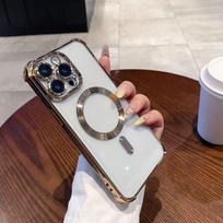 Luxury For Magsafe Magnetic Phone Case For Xiaomi Poco C85 C74 C71 C65 C40 M7 M6 M5S M4 M3 Pro Soft Plating Protection Cover Xiaomi Poco C85 4G auksas