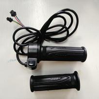 ELECTRIC BIKE RIGHT HAND THROTTLE with ON OFF BUTTON +LEFT HAND GRIP SCOOTER ACCELERATOR juoda