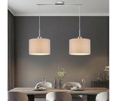 Eglo - LED pakabinamas šviestuvas ant laido TUNJA 2xE27/60W/230V smėlinė
