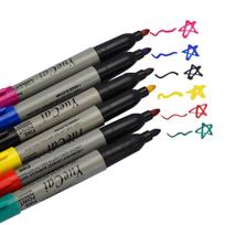6 Colors Tattoo Pen Waterproof Plastic Tattoo Transfer Skin Marker Colorful Permanent Pen Makeup Tattoo Accessories black