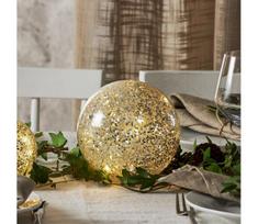 Eglo 411347 - LED Kalėdinė dekoracija STAR FALL 15xLED/2xAA skersm. 15 cm sidabrinė