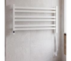 Vertaduro - Vonios kambario kopėčių radiatorius su termostatu AVA 181W/230V 50x90 cm IP44 baltas, dešinės pusės