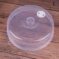 Plastikinis mikrobangų krosnelės maisto dangtis Skaidrus dangtis Saugi ventiliacija Virtuvės įrankiai Namų priedai L gray